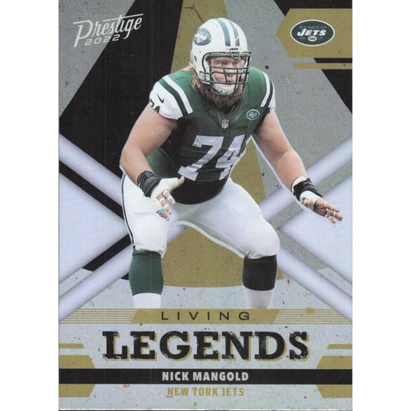 2022 PANINI PRESTIGE LIVING LEGENDS #LL-17 NICK MANGOLD NEW YORK JETS