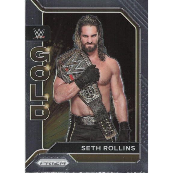 2022 PANINI PRIZM WWE GOLD #3 SETH ROLLINS RAW