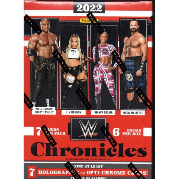 2022 PANINI WWE WRESTLING CHRONICLES FACTORY SEALED BLASTER BOX 42 CARDS