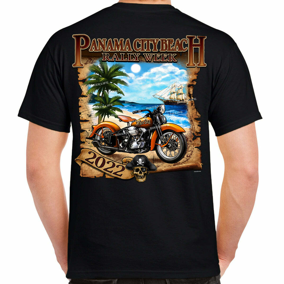 2022 Panama City Thunder Beach Rally Pirate Beach TShirt
