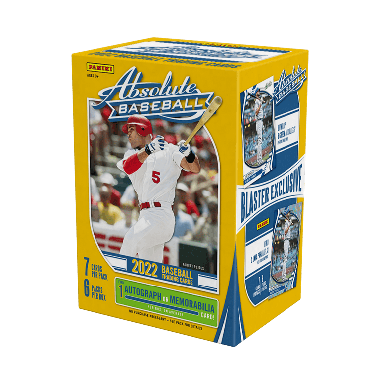 2022PANINI Absolute  ラーズヌートバー　ブックレットカード Panini 2022 Absolute Baseball Blaster Box, 7 Cards Per Pack