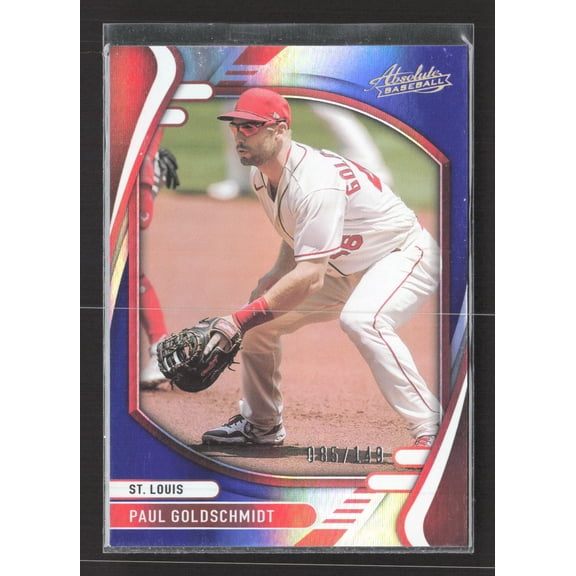2022 Panini Absolute Baseball Paul Goldschmidt #39 Blue /149