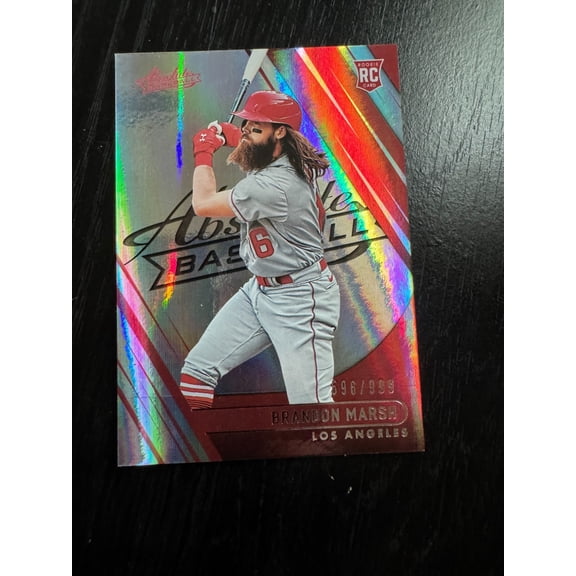2022 Panini Absolute Brandon Marsh Rookie Near Mint Or Better Baseball Card