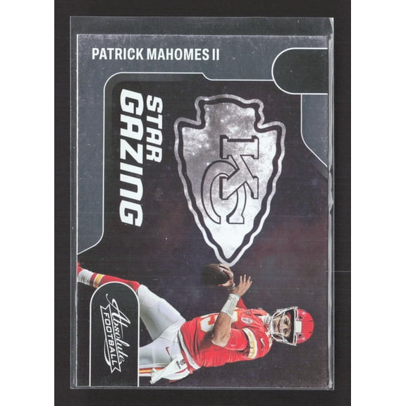 2022 Panini Absolute Football Star Gazing Patrick Mahomes II Kansas City Chiefs SG-2 Football Card