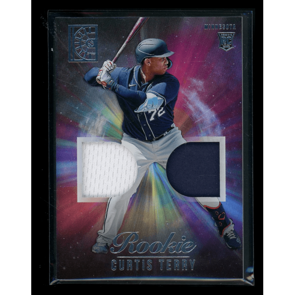 2022 Panini Capstone Rookie Curtis Terry RC Baseball Card RDM-CT Player-Worn Material Minnesota