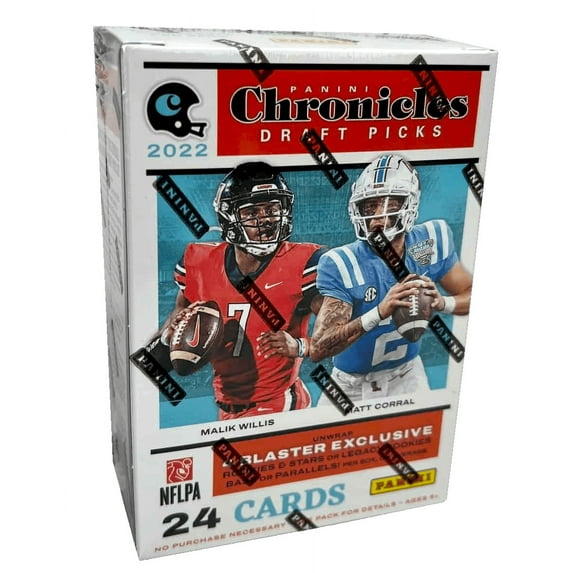 2022 Panini Chronicles Draft Picks Football Blaster Box Trading Cards