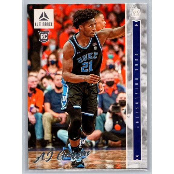 2022 Panini Chronicles Draft Picks Luminance #29 AJ Griffin Duke Blue Devils Basketball Card Duke Blue Devils NBA BASKETBALL Trading Card