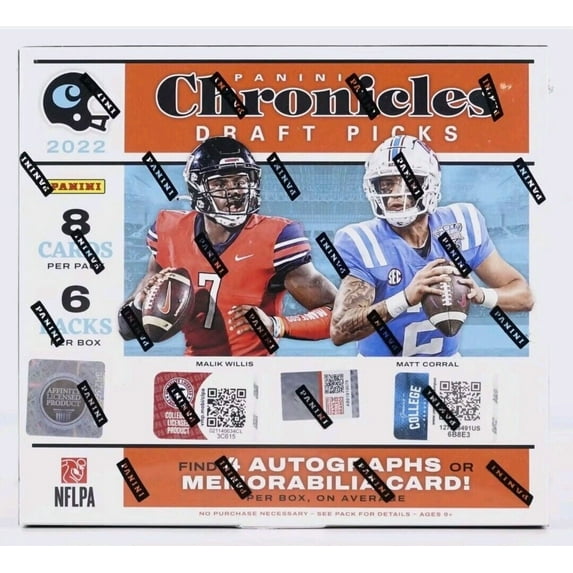 2022 Panini Chronicles Draft Picks Football Hobby Box - ( Trading Cards)