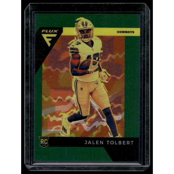 2022 Panini Chronicles Jalen Tolbert #FX-15 Flux Rookies Green SN