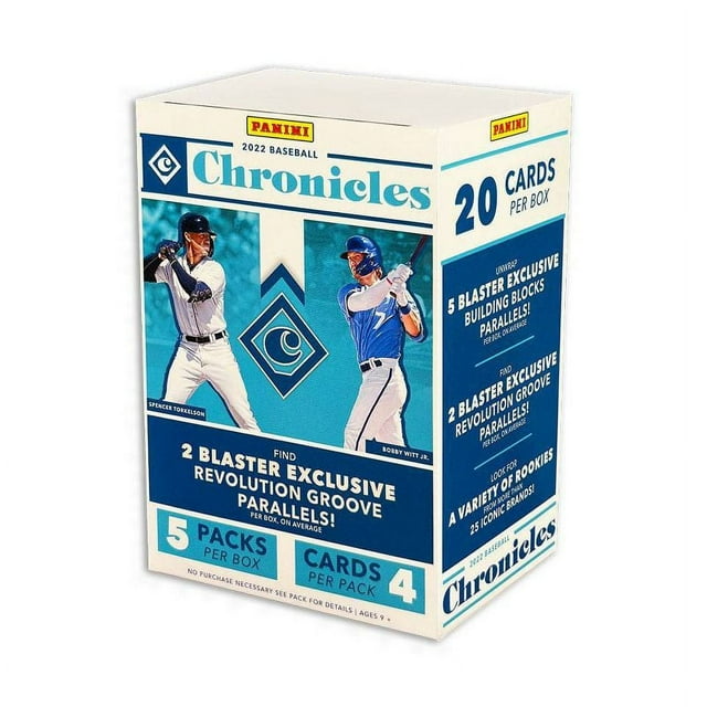 2022 Panini Chronicles MLB Baseball Blaster Box Trading Cards