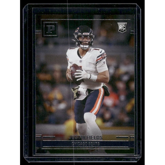 2022 Panini Chronicles Justin Fields Chicago Bears RC #PA-4 Football Card