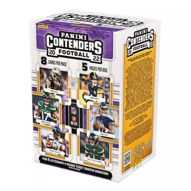 2022 Panini Contenders NFL Football Trading Cards Blaster Box