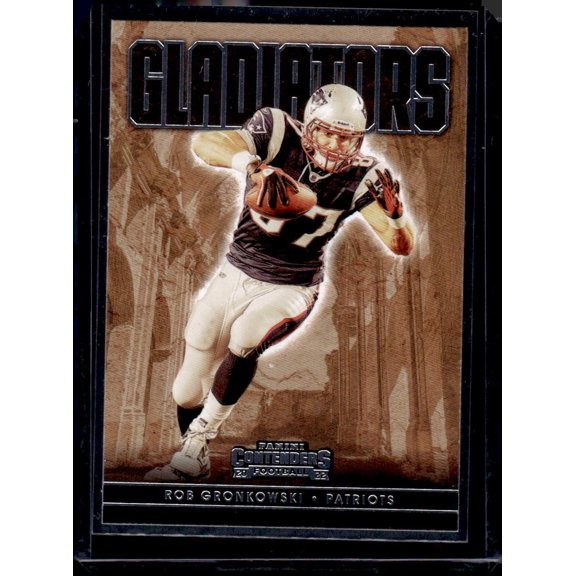 2022 Panini Contenders Rob Gronkowski New England Patriots Gladiators #GLD-RGR Football Card