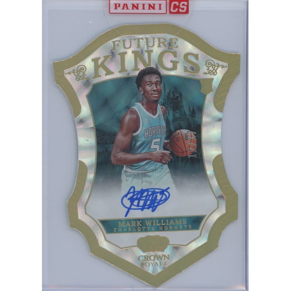2022 Panini Crown Royale Future Kings Mark Williams Auto Charlotte Hornets #FKS-MWL /17 Basketball Card