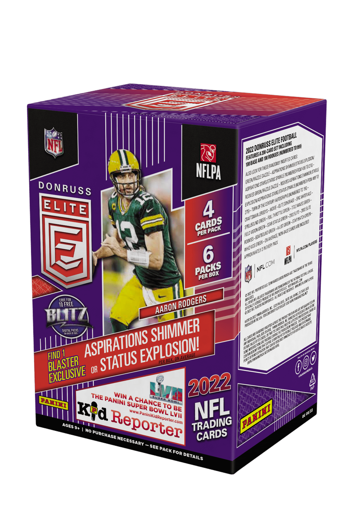 2022 Panini Donruss Elite Football Blaster Box Trading Cards Look for