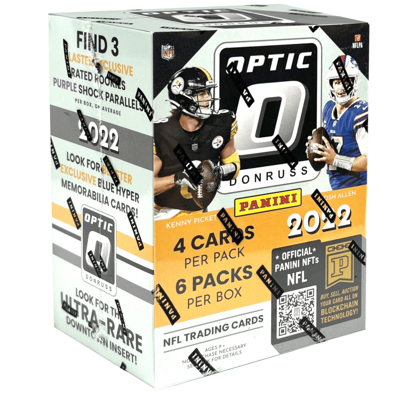 2022 Panini Donruss Optic NFL Football Trading Cards Blaster Box