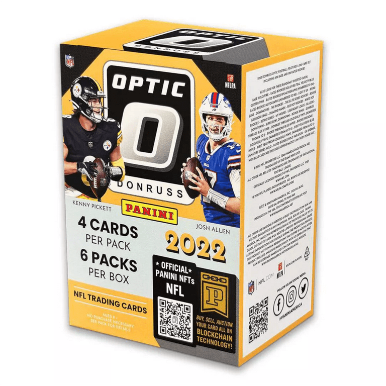 Panini 2022 Donruss Optic NFL Football Trading Cards Blaster Box