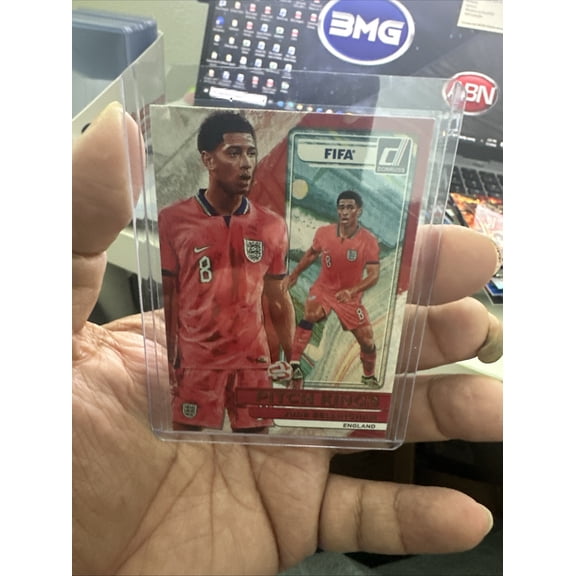2022 Panini Donruss Pitch Kings Jude Bellingham Red #4 Soccer Card England FIFA Soccer Trading Card