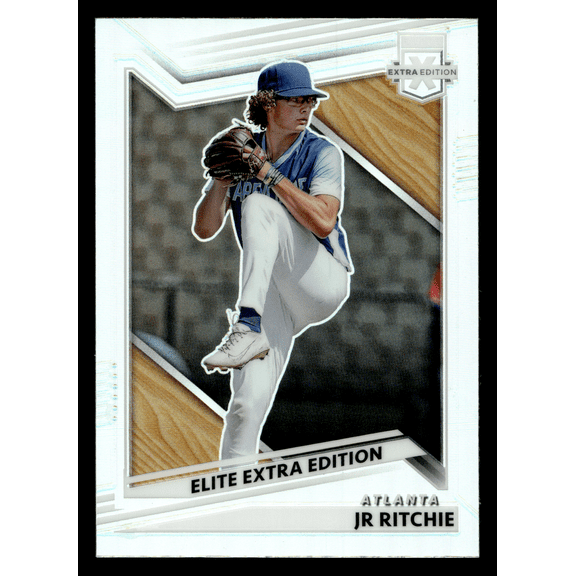 2022 Panini Elite Extra Edition Prizm JR Ritchie #35 Atlanta Braves Baseball Card