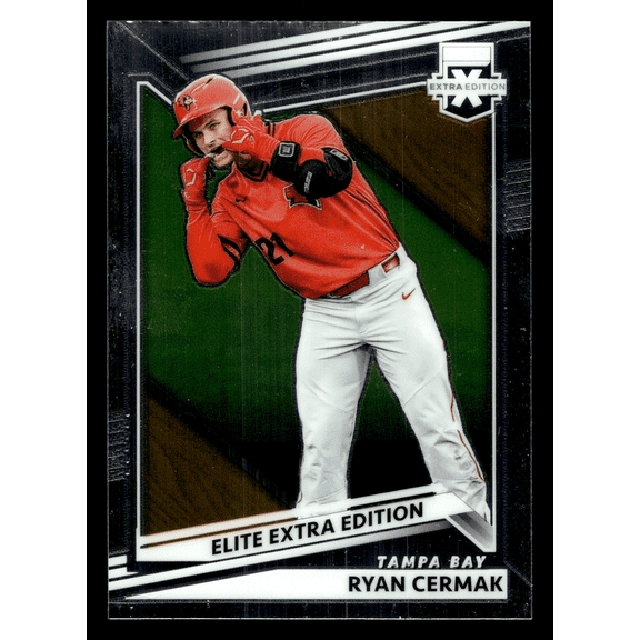 2022 Panini Elite Extra Edition Ryan Cermak #71 Tampa Bay Rays MLB Baseball Trading Card