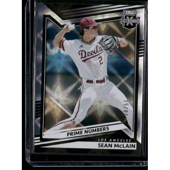 2022 Panini Elite #165 20/51 Sean McLain Los Angeles Baseball Card