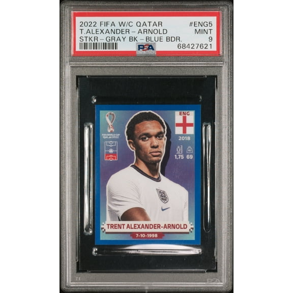 Graded 2022 Panini FIFA World Cup Qatar Stickers T. Alexander-Arnold PSA 9 Sticker