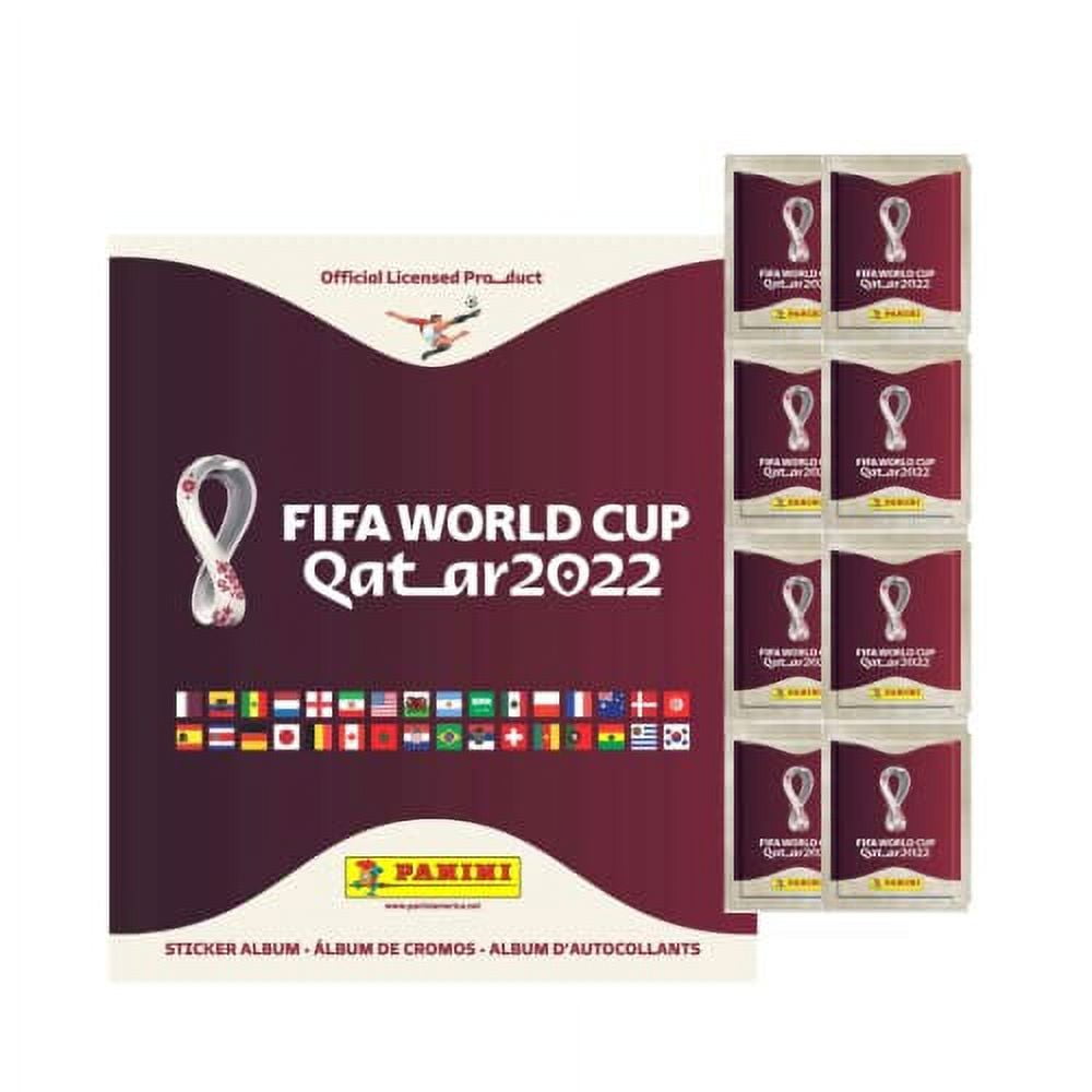 Panini FIFA World Cup Qatar 2022 Sticker Box (50 Packs x 5 Stickers)