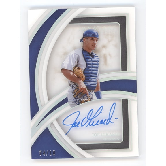 2022 Panini Immaculate Collection Joe Girardi SS-JG Auto 04/10 Baseball Card Chicago Cubs