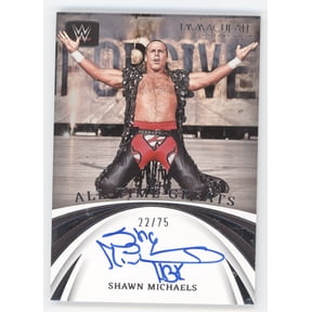 2022 Panini Immaculate Collection WWE Shawn Michaels #AG-SML /75 All-Time Greats