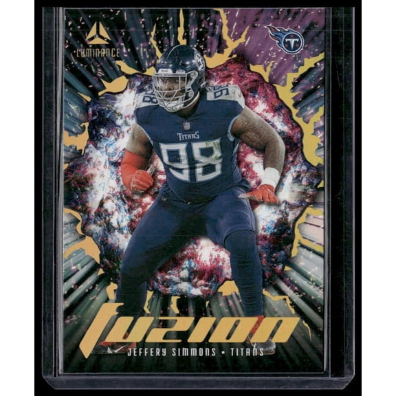 2022 Panini Luminance Fuzion Jeffery Simmons #FUZ-JSI Near Mint Better Football Card