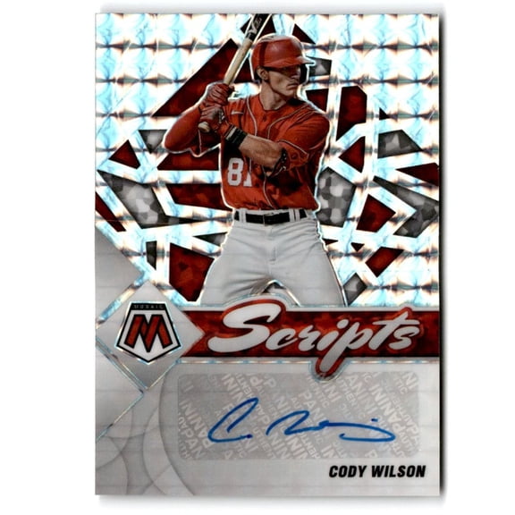 2022 Panini Mosaic Cody Wilson #22 Autograph Baseball Card NM-MT Washington Nationals Washington Nationals MLB Baseball Trading Card