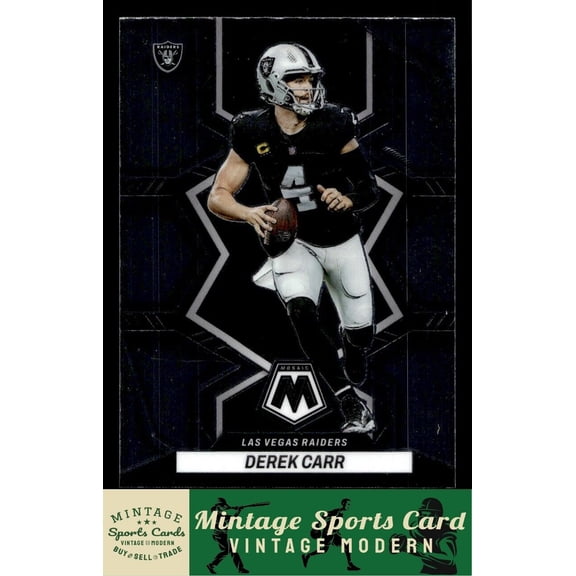 2022 Panini Mosaic Derek Carr Las Vegas Raiders #115 Football Card