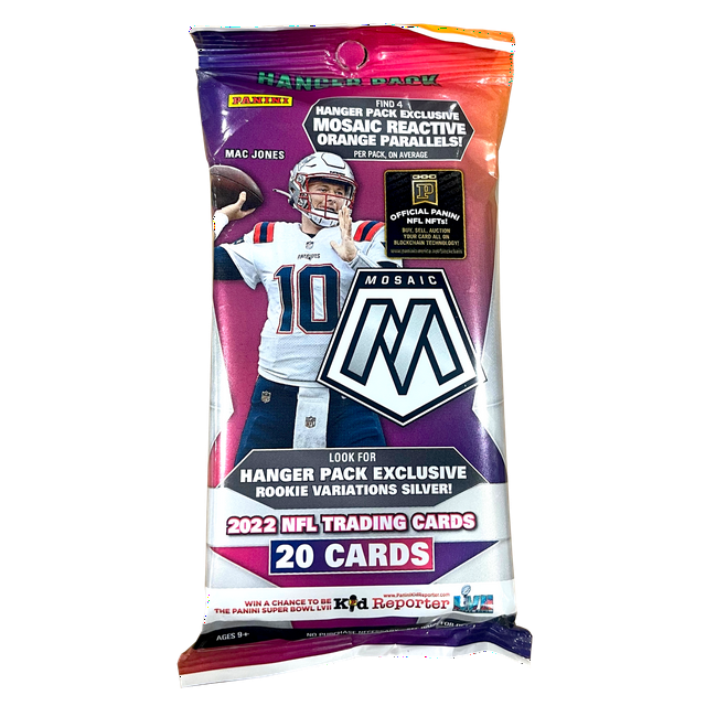 2022 Panini Mosaic Football Trading Cards Hanger Pack