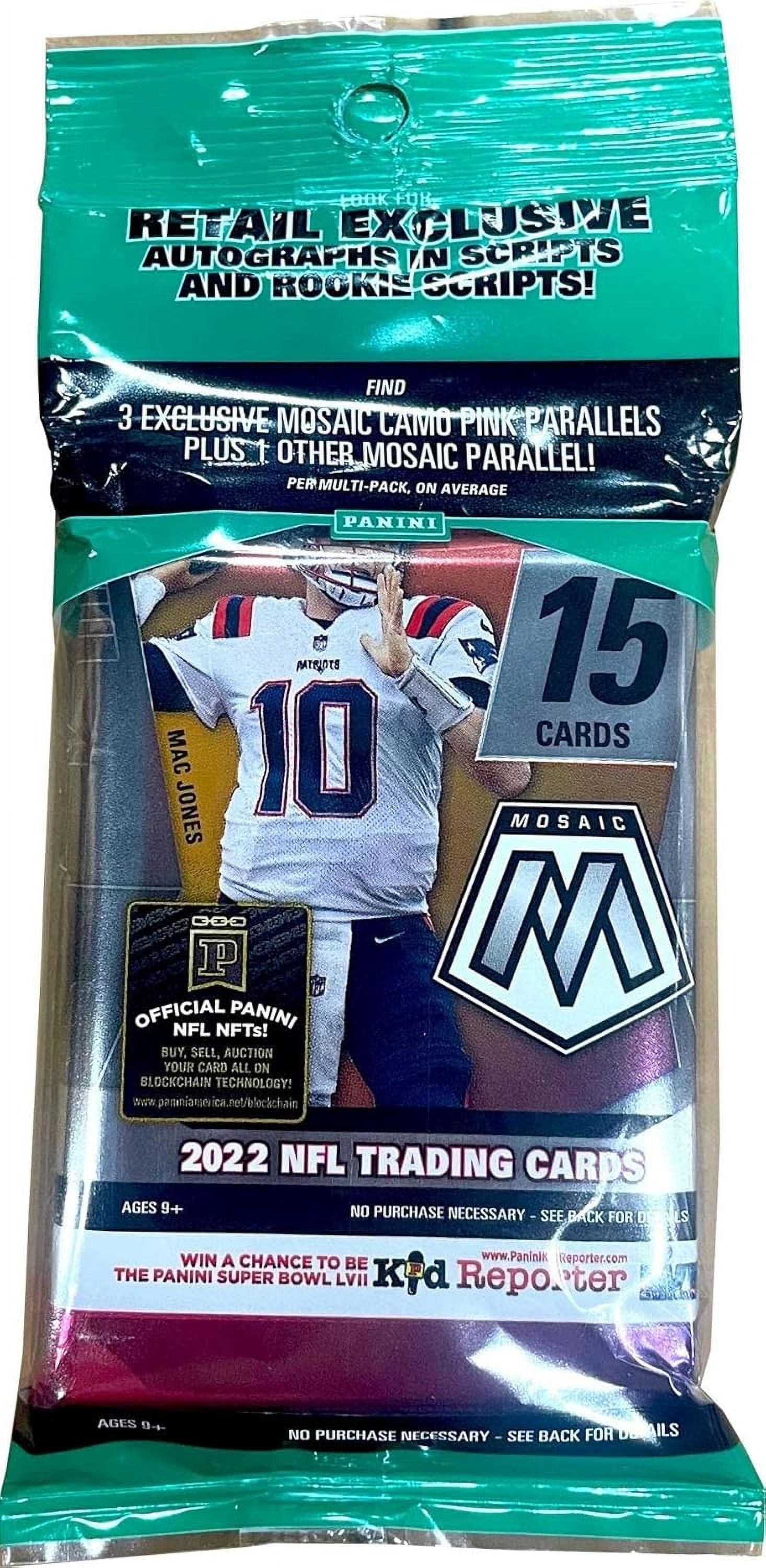 Panini 2022 Mosaic NFL Football Trading Cards Multipack with Exclusive ...