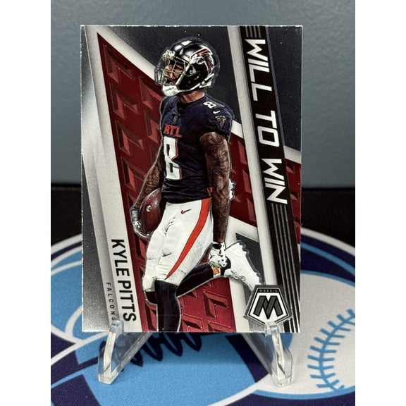 2022 Panini Mosaic Will to Win Kyle Pitts #WW-17 Atlanta Falcons Football Card