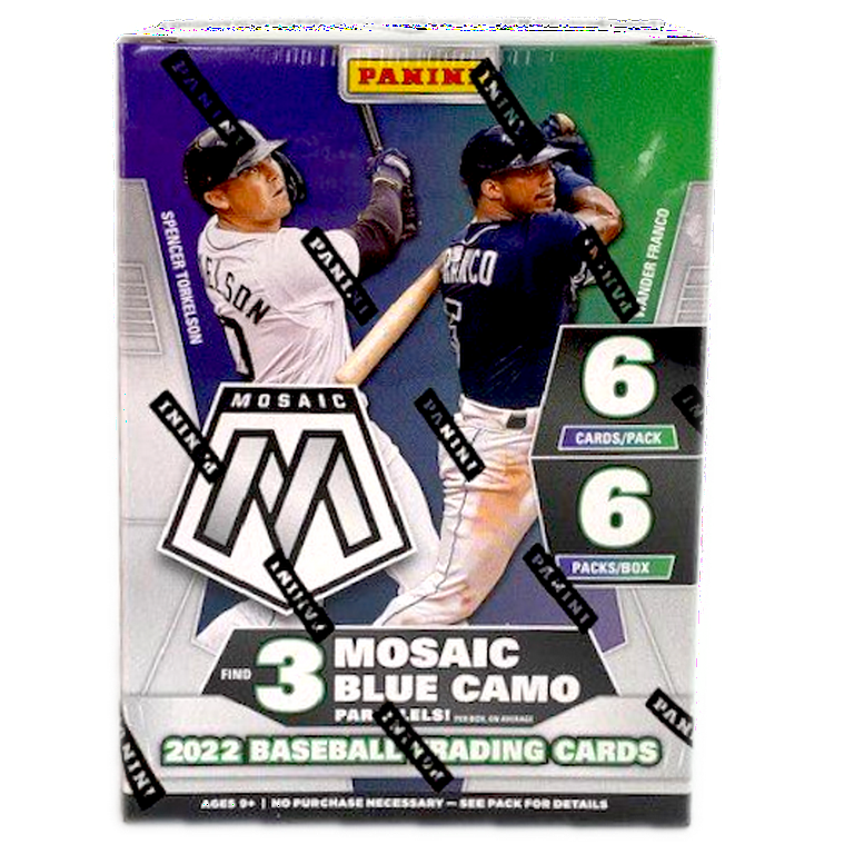 2022 Panini Mosaic MLB Baseball Trading Cards: Blaster Box
