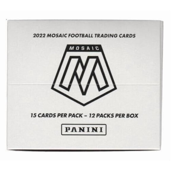 2022 Panini Mosaic NFL Football 12 Factory Sealed Cello Fat Packs Box
