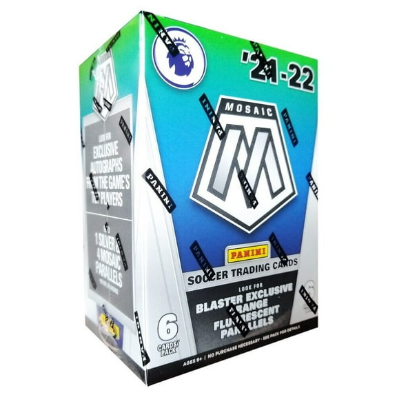 2022 Panini Mosaic Premier League Soccer Trading Cards Blaster Box