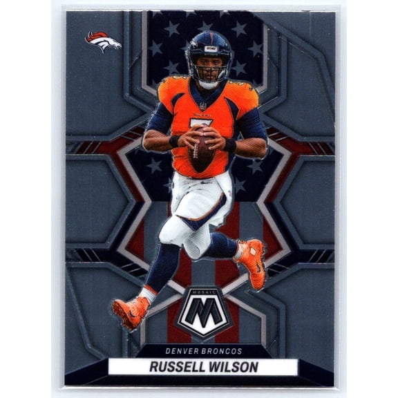 2022 Panini Mosaic Russell Wilson #257 Denver Broncos Football Card