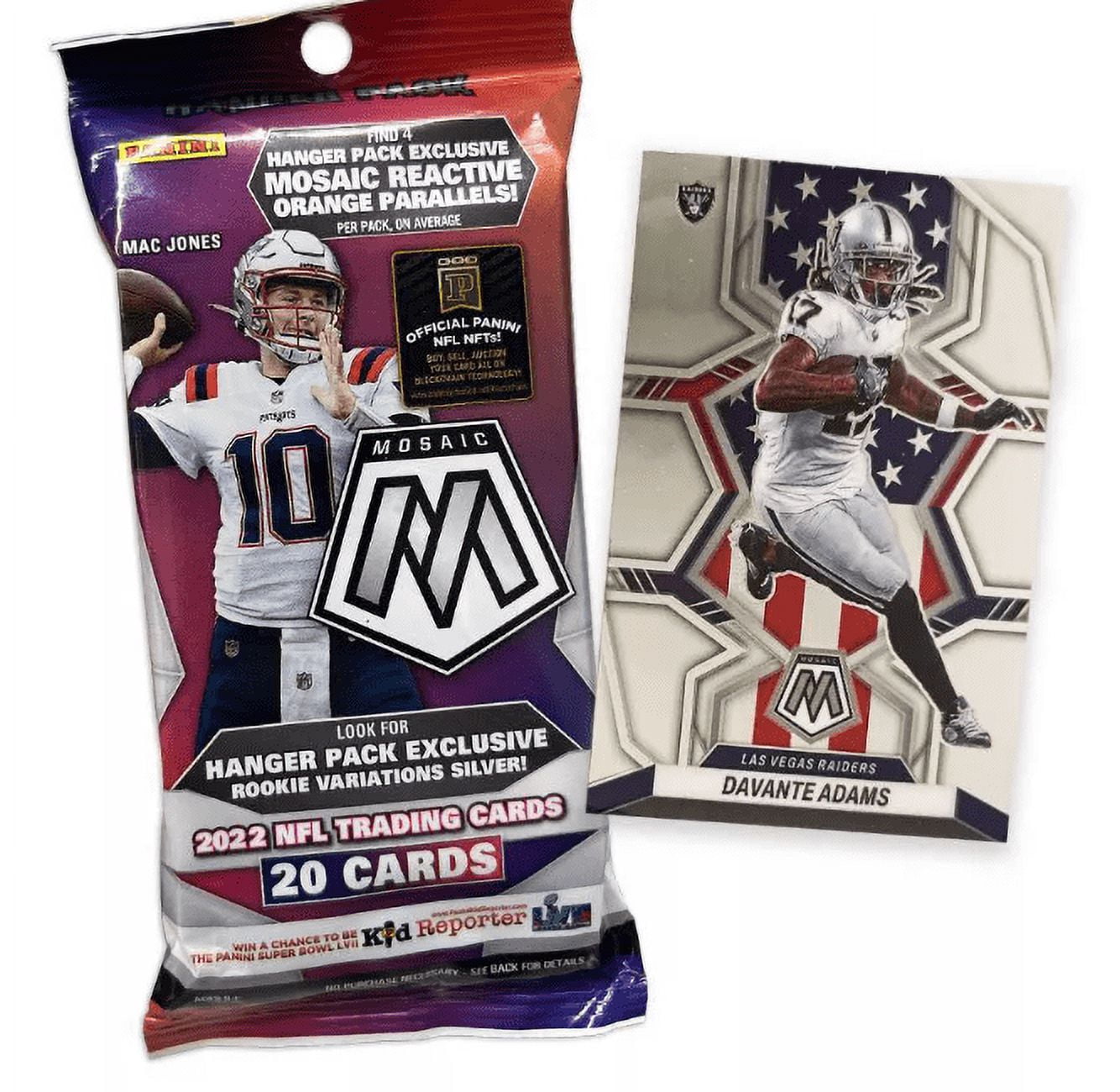 2022 Panini NFL Mosaic Football Trading Card Hanger Pack