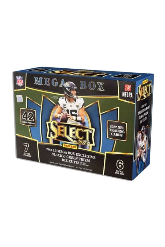 2022 Panini NFL Select Football Trading Card Mega Box