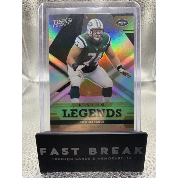 2022 Panini Prestige Living Legends Nick Mangold LL-17 Insert New York Jets Football Card