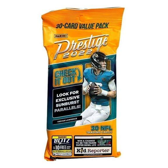 2022 Panini Prestige NFL Football Trading Cards Fat Pack