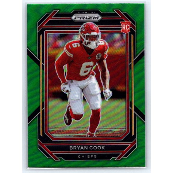 2022 Panini Prizm Bryan Cook #397 Green RC