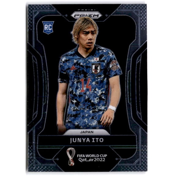 2022 Panini Prizm FIFA World Cup Qatar #127 Junya Ito Japan Soccer Futbol Base Trading Card