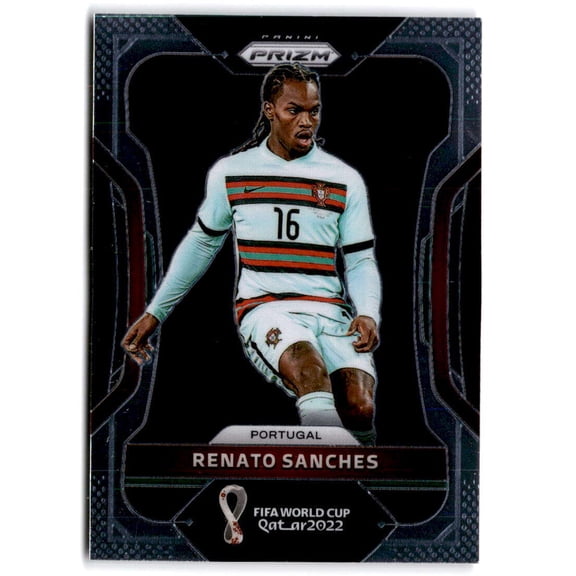 2022 Panini Prizm FIFA World Cup Qatar #182 Renato Sanches Portugal Soccer Futbol Base Trading Card