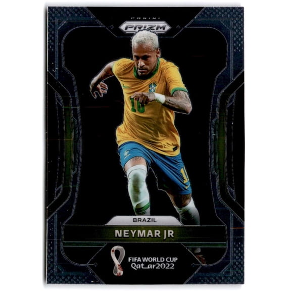 2022 Panini Prizm FIFA World Cup Qatar #32 Neymar Jr Brazil Soccer Futbol Base Trading Card