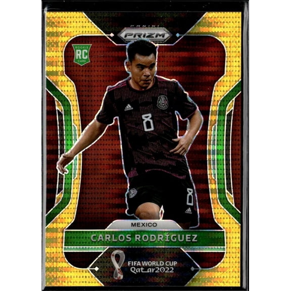 2022 Panini Prizm FIFA World Cup Qatar Carlos Rodrguez #143 Gold /10 RC