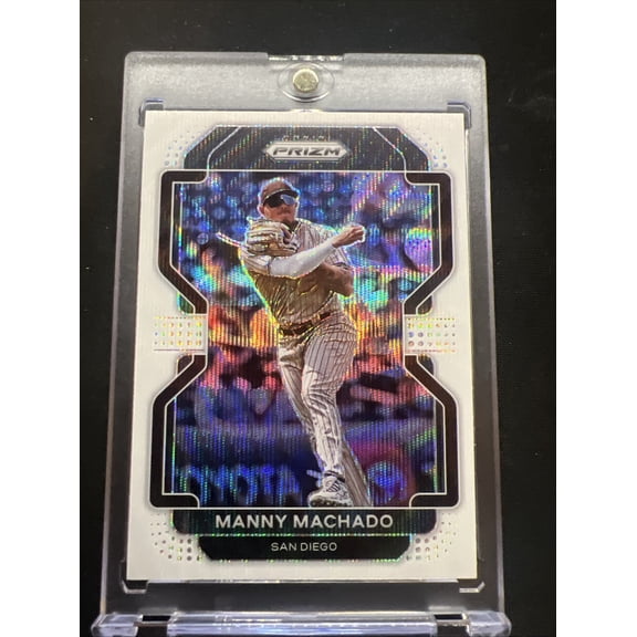 2022 Panini Prizm Manny Machado #178 White Wave Prizm Parallel/Variety Base Set