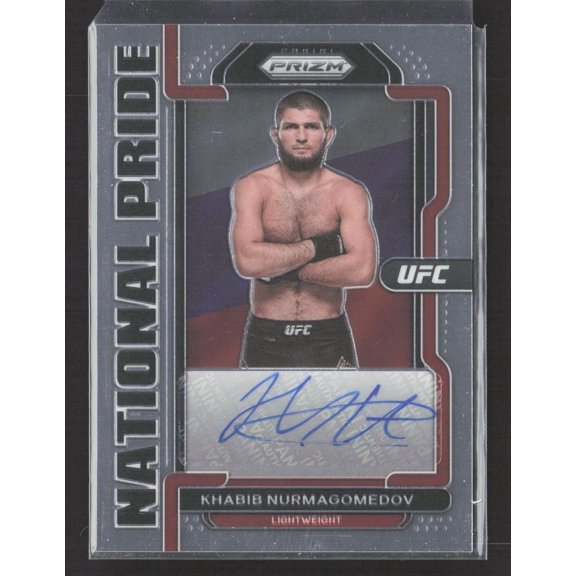 2022 Panini Prizm UFC Khabib Nurmagomedov Prizm Insert PSA